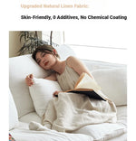 Elegant Linen Sofa with Plush Down and Silk Floss Cushions – Modern Comfort Design hsxz-2172