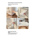 Elegant Linen Sofa with Plush Down and Silk Floss Cushions – Modern Comfort Design hsxz-2172