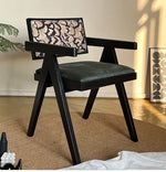 Stylish Foam Upholstered Armchair with Ash Wood Frame - Modern Pile Fabric Accent Chair hsxz-2175