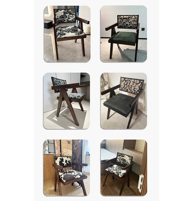 Stylish Foam Upholstered Armchair with Ash Wood Frame - Modern Pile Fabric Accent Chair hsxz-2175