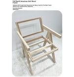 Stylish Foam Upholstered Armchair with Ash Wood Frame - Modern Pile Fabric Accent Chair hsxz-2175