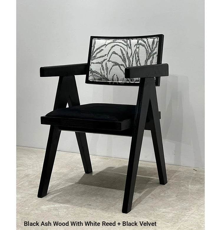 Stylish Foam Upholstered Armchair with Ash Wood Frame - Modern Pile Fabric Accent Chair hsxz-2175
