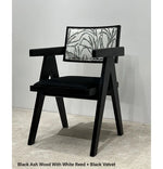 Stylish Foam Upholstered Armchair with Ash Wood Frame - Modern Pile Fabric Accent Chair hsxz-2175