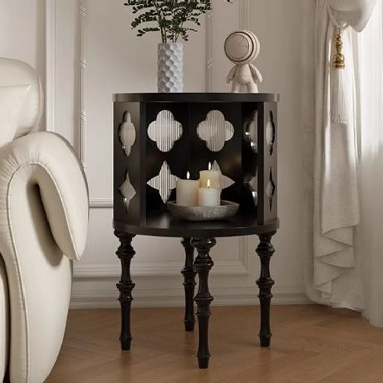 Elegant Glass Tea Table with Multi-Layer Board Design - Stylish Decorative Accent for Living Room hsxz-2178