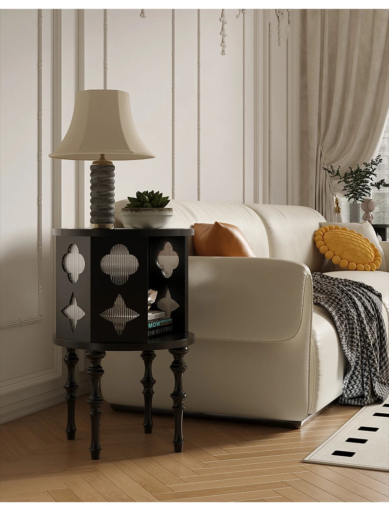 Elegant Glass Tea Table with Multi-Layer Board Design - Stylish Decorative Accent for Living Room hsxz-2178