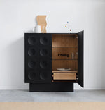Modern Multi-Layer Board Glass Cabinet - Stylish Storage Solution for Your Home hsxz-2180
