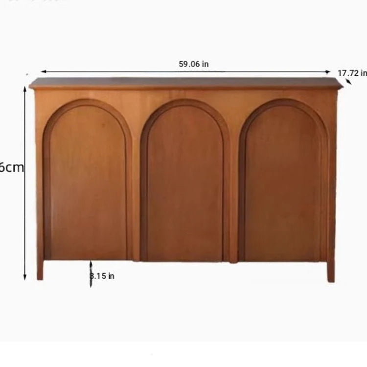 Stylish Multi-Layer Board Cabinet with Elegant Arch Design – Perfect for Modern Living Spaces hsxz-2182