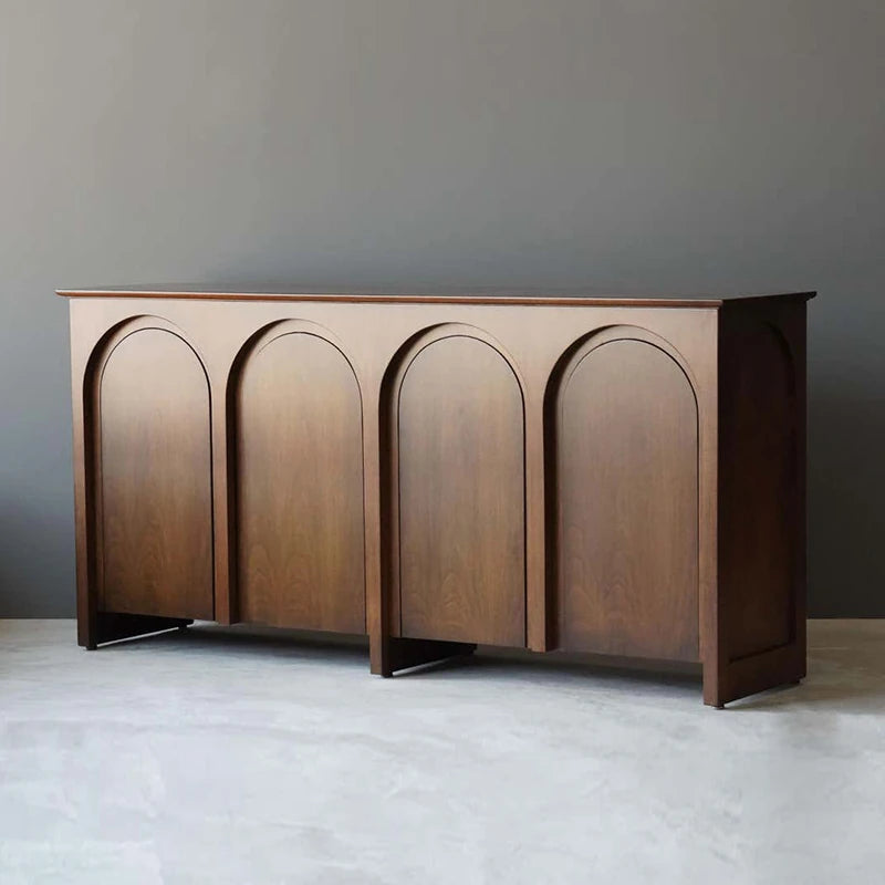 Stylish Multi-Layer Board Cabinet with Elegant Arch Design – Perfect for Modern Living Spaces hsxz-2182