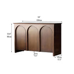 Stylish Multi-Layer Board Cabinet with Elegant Arch Design – Perfect for Modern Living Spaces hsxz-2182