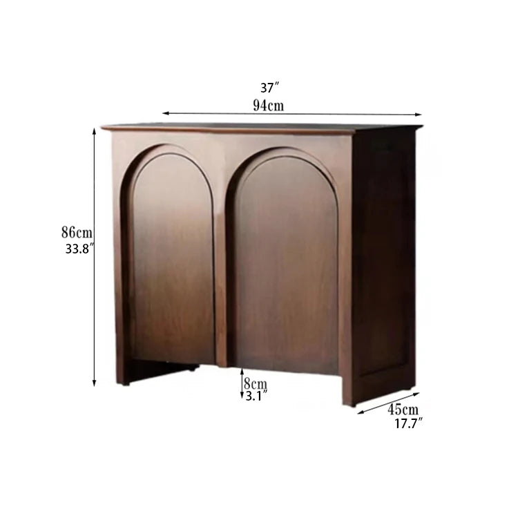 Stylish Multi-Layer Board Cabinet with Elegant Arch Design – Perfect for Modern Living Spaces hsxz-2182
