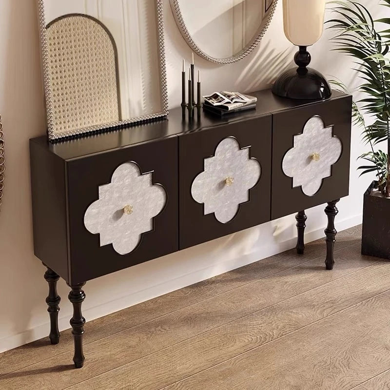 Sleek Stainless Steel and Wood Cabinet with Stylish Multi-Layer Design – Perfect for Modern Interiors hsxz-2185