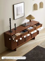 Stylish Solid Wood Cabinet – Perfect Height for Easy Access and Elegant Storage Solution hsxz-2187