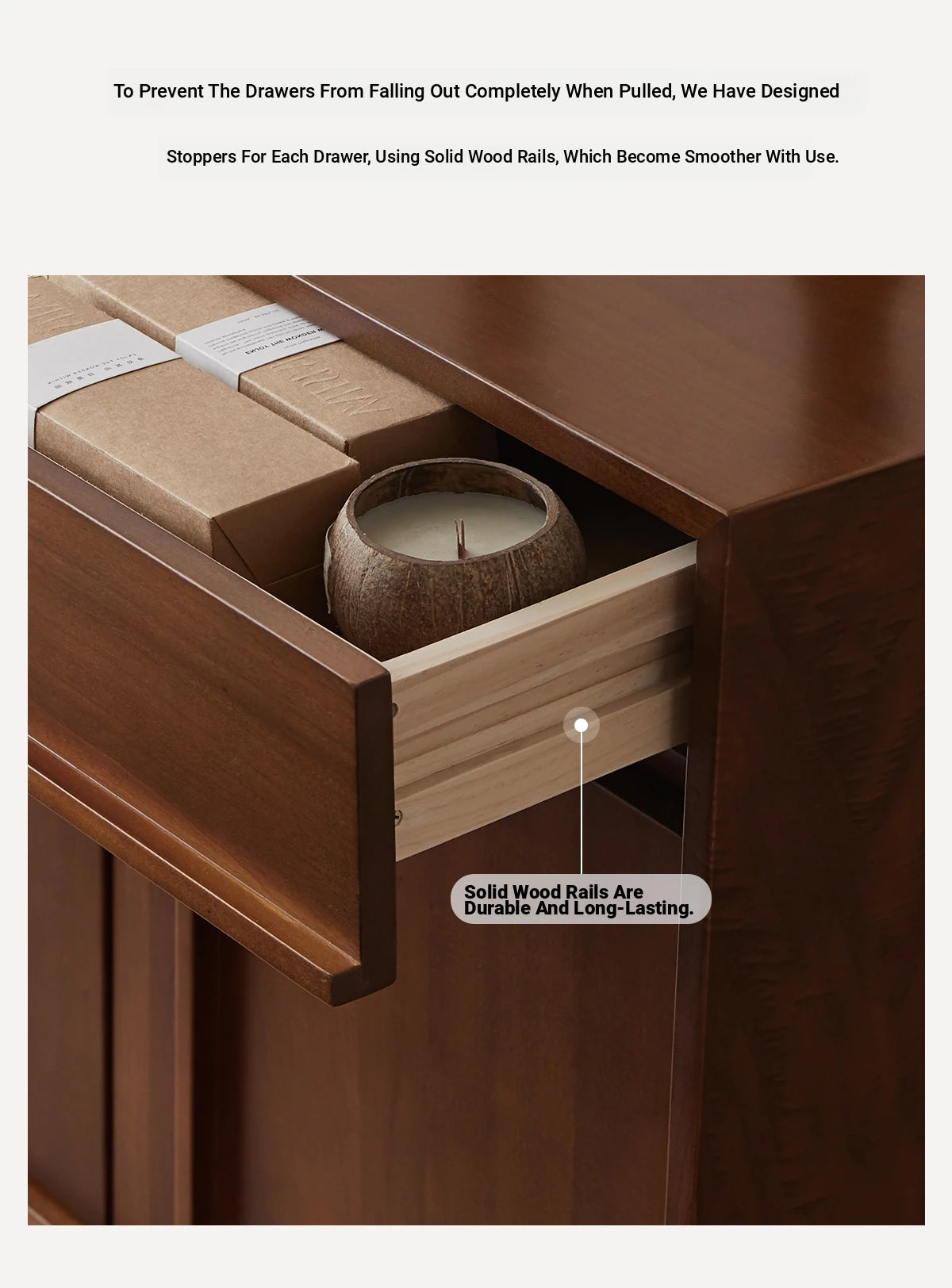 Stylish Solid Wood Cabinet – Perfect Height for Easy Access and Elegant Storage Solution hsxz-2187