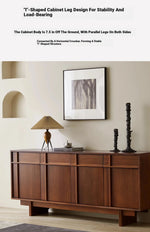 Stylish Solid Wood Cabinet – Perfect Height for Easy Access and Elegant Storage Solution hsxz-2187