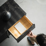 Stylish Ash Wood & Chinese Fir Cabinet with Unique Multi-Layer Design – Modern Storage Solution for Any Room hsxz-2188
