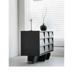 Stylish Ash Wood & Chinese Fir Cabinet with Unique Multi-Layer Design – Modern Storage Solution for Any Room hsxz-2188