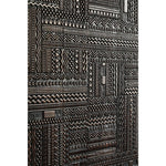 Stylish Oak and Teak Cabinet with Intricate Iron Base - Modern Storage Solution for Your Home hsxz-2189