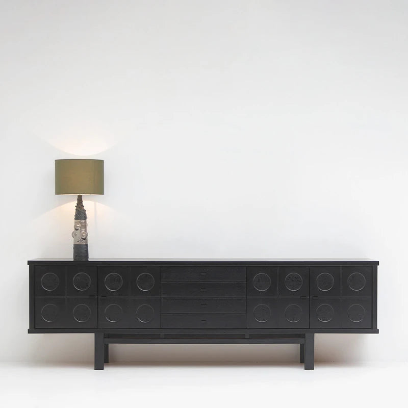 Stylish Ash Wood TV Cabinet with Modern Design and Ample Storage hsxz-2192