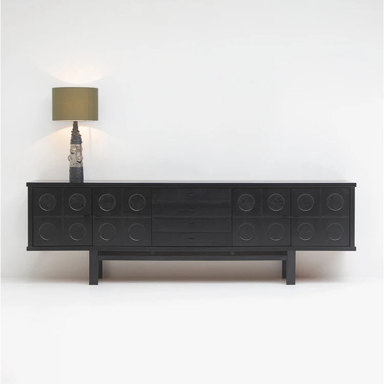 Stylish Ash Wood TV Cabinet with Modern Design and Ample Storage hsxz-2192