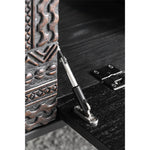 Stylish Teak and Metal TV Cabinet with Unique Design – Perfect for Modern Living Spaces hsxz-2194