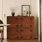 Stylish Multi-Layer Board Cabinet with Modern Drawer Design for Chic Home Storage hsxz-2198