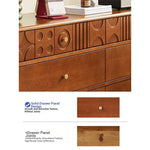 Elegant Cherry Wood Cabinet with Multi-Layer Board and Tung Wood Finish - Stylish Storage Solution for Modern Homes hsxz-2200