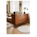Elegant Cherry Wood Cabinet with Multi-Layer Board and Tung Wood Finish - Stylish Storage Solution for Modern Homes hsxz-2200