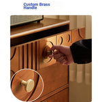 Elegant Cherry Wood Cabinet with Multi-Layer Board and Tung Wood Finish - Stylish Storage Solution for Modern Homes hsxz-2200