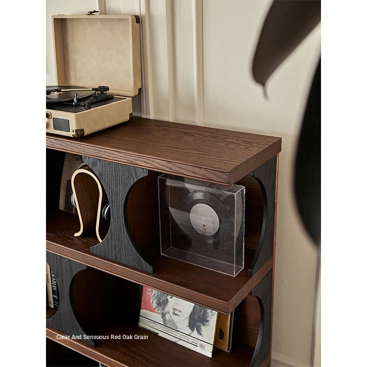 Stylish Red Oak Multi-Layer Board Cabinet - Modern Storage Solution for Home & Office hsxz-2202