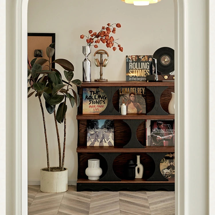 Stylish Red Oak Multi-Layer Board Cabinet - Modern Storage Solution for Home & Office hsxz-2202
