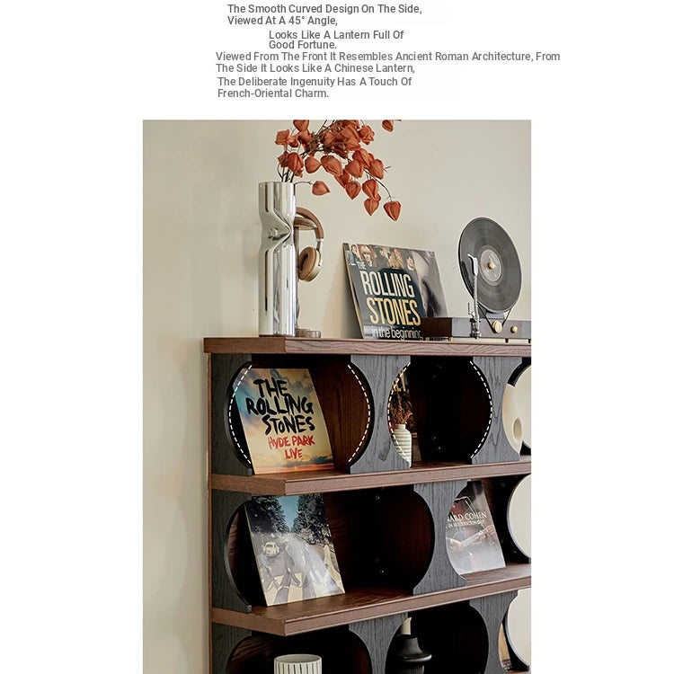 Stylish Red Oak Multi-Layer Board Cabinet - Modern Storage Solution for Home & Office hsxz-2202