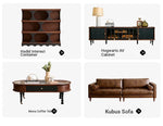 Stylish Red Oak Multi-Layer Board Cabinet - Modern Storage Solution for Home & Office hsxz-2202