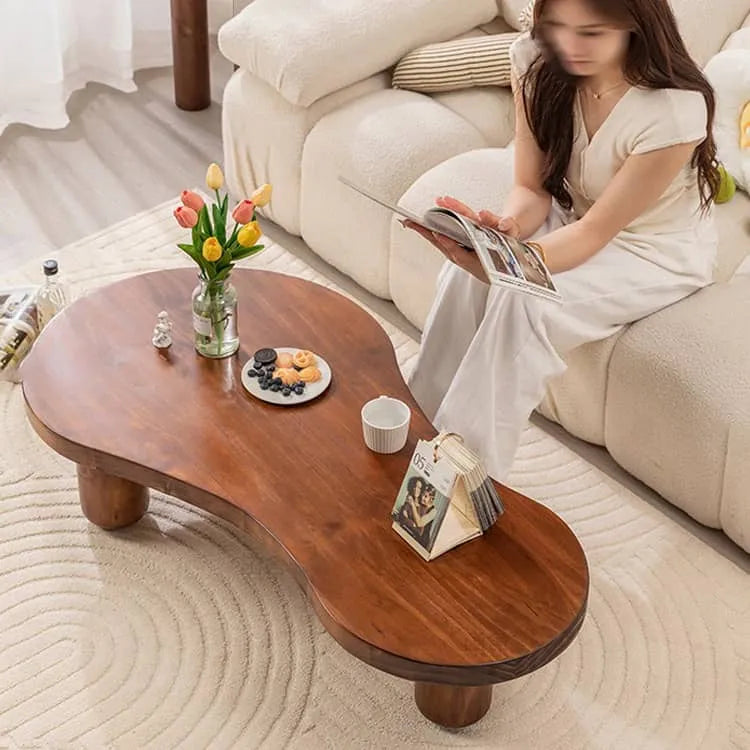 Stylish Pine Wood Tea Table – Modern Elegance for Your Living Room hsyj-2278