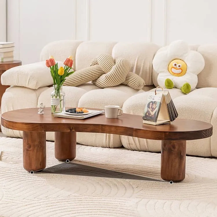 Stylish Pine Wood Tea Table – Modern Elegance for Your Living Room hsyj-2278