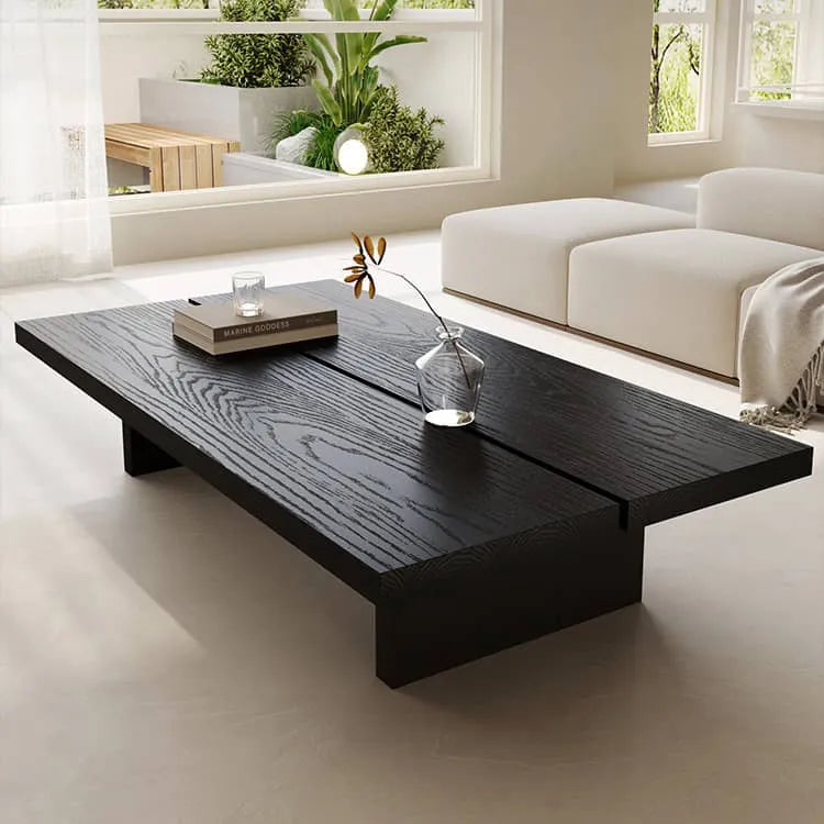Sleek Pine Wood Tea Table - Modern Centerpiece for Elegant Living Rooms hsyj-2279