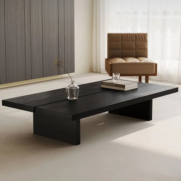 Sleek Pine Wood Tea Table - Modern Centerpiece for Elegant Living Rooms hsyj-2279