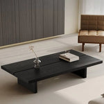 Sleek Pine Wood Tea Table - Modern Centerpiece for Elegant Living Rooms hsyj-2279
