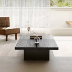 Sleek Pine Wood Tea Table - Modern Centerpiece for Elegant Living Rooms hsyj-2279