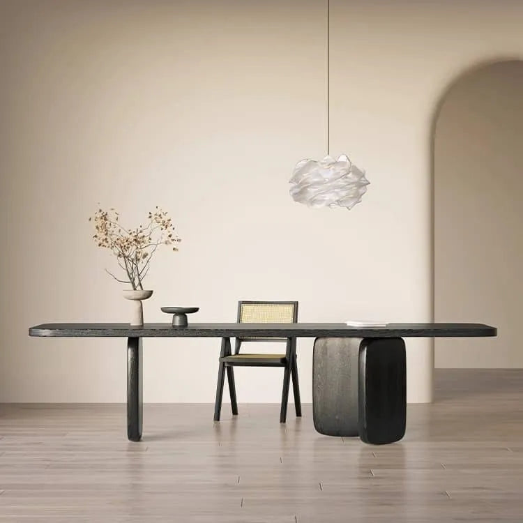 Sleek Modern Pine Wood Dining Table - Elevate Your Home Décor hsyj-2280