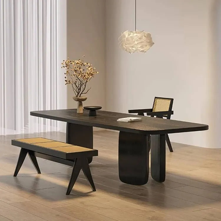 Sleek Modern Pine Wood Dining Table - Elevate Your Home Décor hsyj-2280