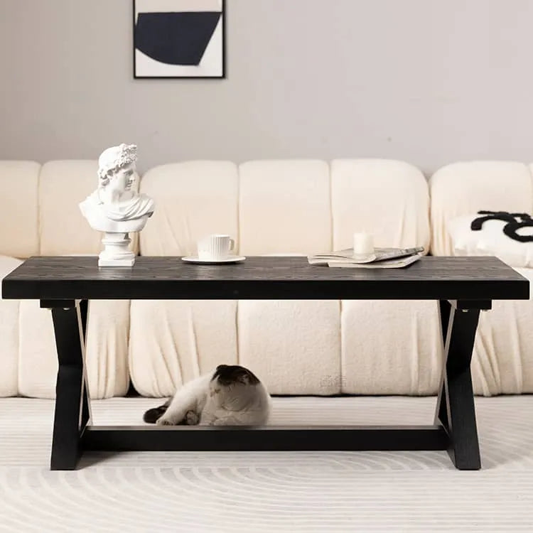 Sleek Solid Wood Tea Table - Modern Design for Elegant Living Spaces hsyj-2282