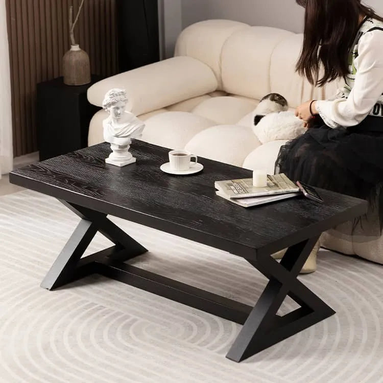 Sleek Solid Wood Tea Table - Modern Design for Elegant Living Spaces hsyj-2282