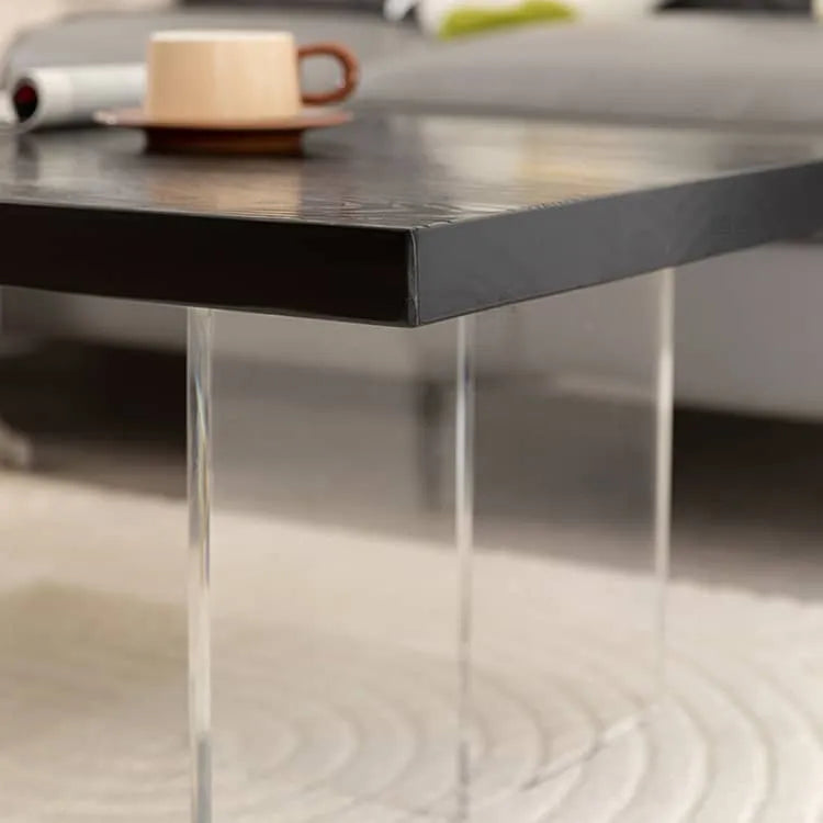 Modern Solid Wood & Acrylic Tea Table for Stylish Living Rooms hsyj-2283