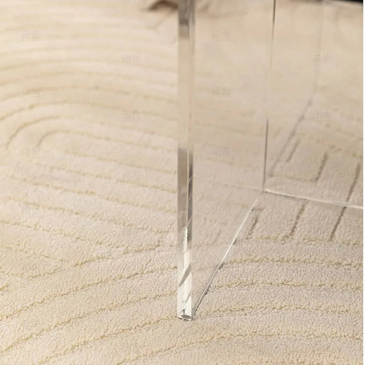 Modern Solid Wood & Acrylic Tea Table for Stylish Living Rooms hsyj-2283
