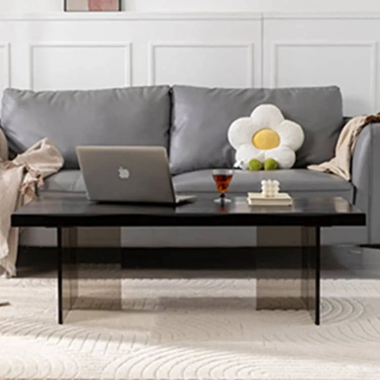 Modern Solid Wood & Acrylic Tea Table for Stylish Living Rooms hsyj-2283