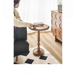 Elegant Ash Wood Tea Table - Stylish Centerpiece for Living Room Decor hsysg-4964