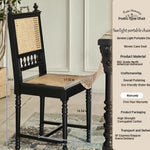 Elegant Ash Wood Chair with Rattan Weaving - Timeless Design for Your Home hsysg-4967