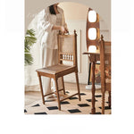 Elegant Ash Wood Chair with Rattan Weaving - Timeless Design for Your Home hsysg-4967