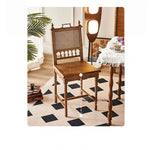 Elegant Ash Wood Chair with Rattan Weaving - Timeless Design for Your Home hsysg-4967