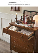 Elegant Ash Wood Multi-Layer Cabinet with 4 Drawers – Timeless Storage Solution for Your Home hsysg-4968